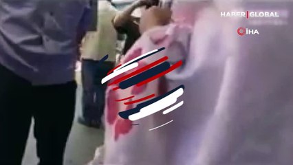 Kimono giyen kadına yaka paça gözaltı!