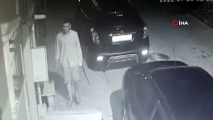 Acaba amacı neydi? Gecenin köründe şaşkına çeviren hırsızlık