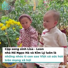 Cặp song sinh nhà Hà Hồ: Lisa năng động, Leon tâm trạng bất ổn | Điện Ảnh Net