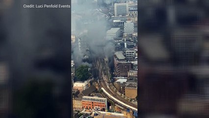 Fire near London Bridge