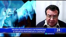 Bruno Pacheco: Presuntos papeles del presidente Castillo pasarán por pruebas grafotécnicas