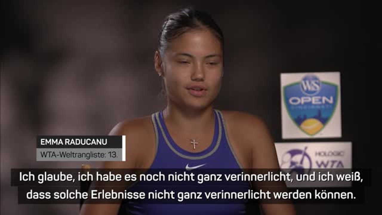 Raducanu nach Sieg: "Serena ist eine Legende"