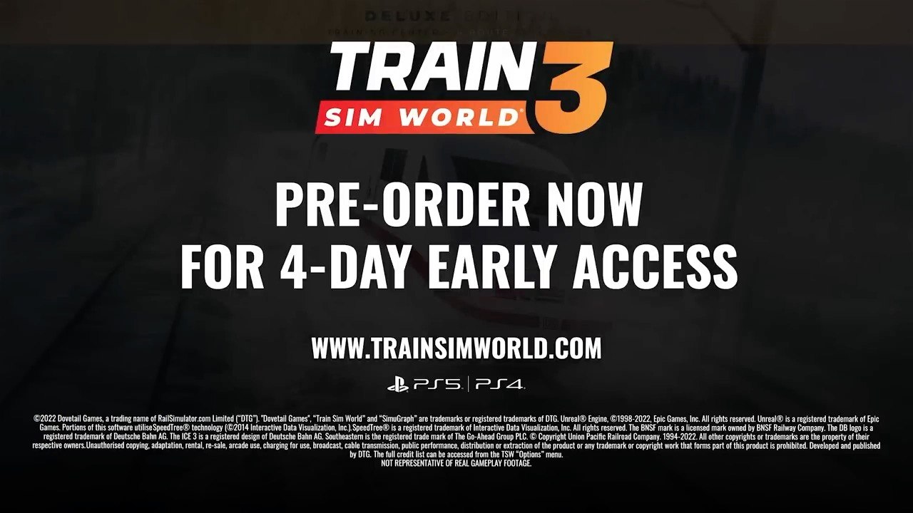 Train Sim World 3 - Announce Trailer PS