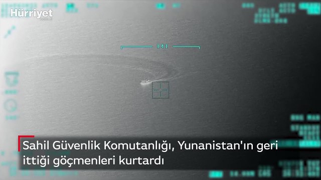 MSB, düzensiz göçmenlerin Yunanistan tarafından Türk karasularına itilme anlarını paylaştı