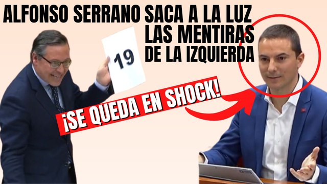 ¡Bestial! Alfonso Serrano (PP) saca a la luz todas las mentiras de la izquierda
