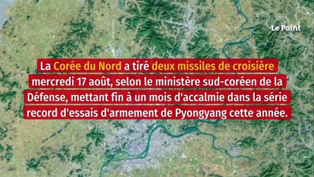 La Corée du Nord tire deux missiles de croisière, après un mois d’arrêt