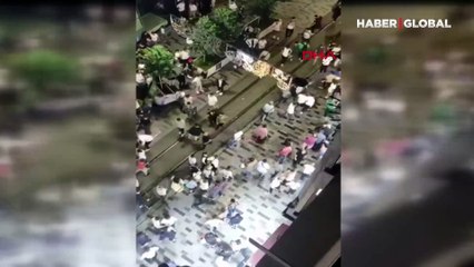 İstiklal Caddesi savaş alanına döndü!