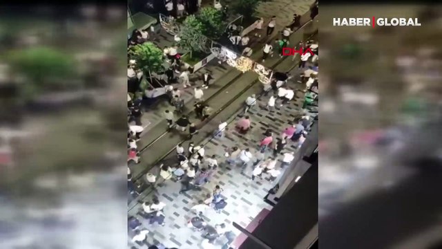 İstiklal Caddesi savaş alanına döndü!