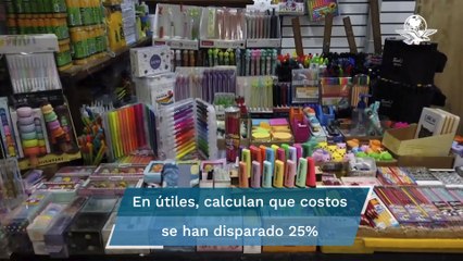 Inflación encarece útiles escolares en CDMX