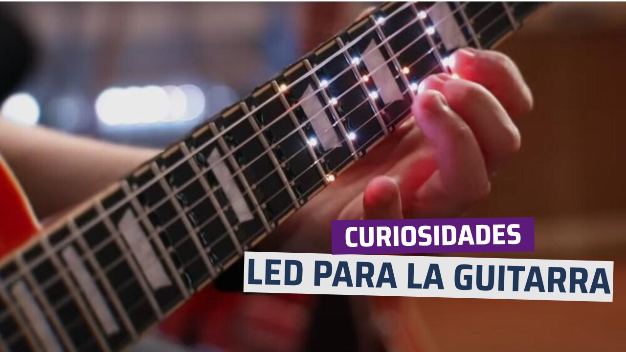 LED para aprender a tocar la guitarra