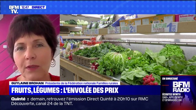 La présidente de l'association Familles rurales, réclame un chèque alimentation uniquement pour acheter des produits frais