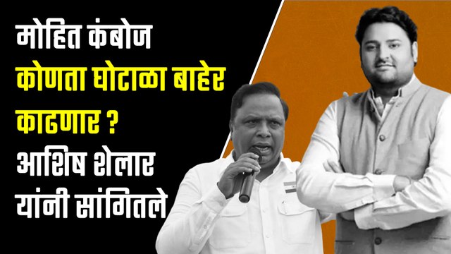 Mohit Kamboj कोणता घोटाळा बाहेर काढणार?, Ashish Shelar यांनी सांगितले| BJP| Tweet| Kirit Somaiya