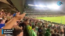 La afición del Betis versiona el ‘Quédate’ de Quevedo y Bizarrap alucina