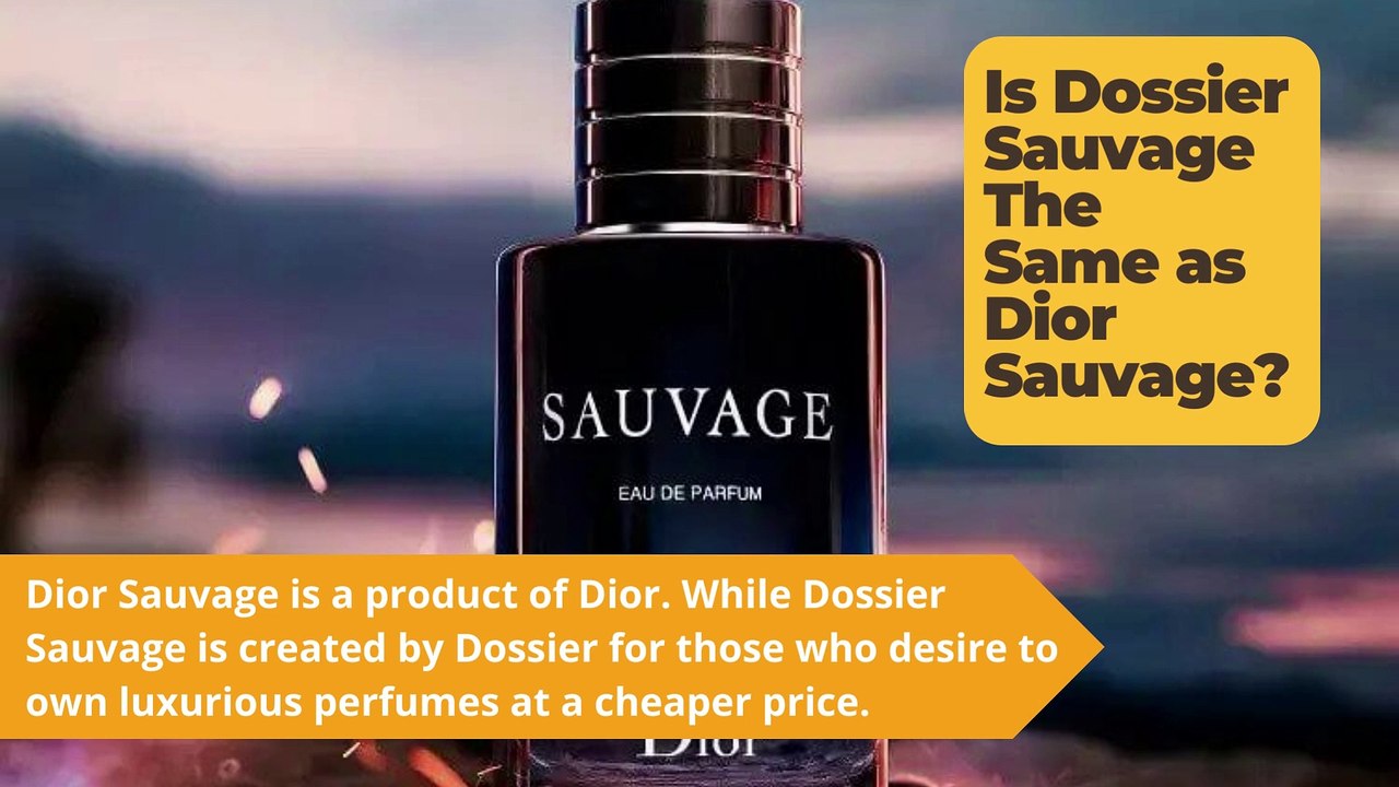 Dior Sauvage Dossier.co Perfume: New Fragrance Sensation - video Dailymotion