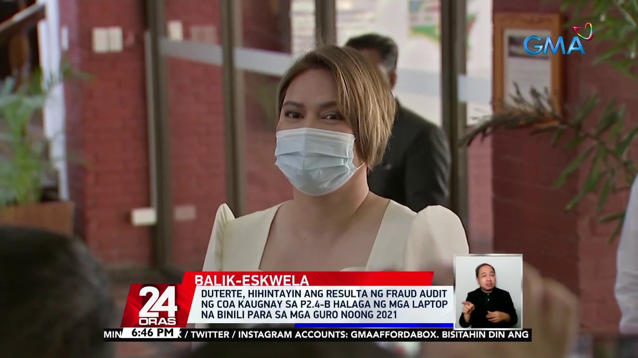 VP at Education Sec. Sara Duterte, siniguro na handa ang DepEd sa pagbubukas ng klase sa Lunes | 24 Oras