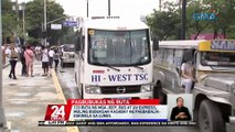 133 ruta ng mga jeep, bus at UV express, muling bubuksan kasabay ng pagbabalik-ewskwela sa Lunes | 24 Oras