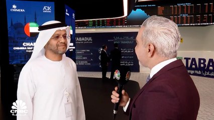 Download Video: الرئيس التنفيذي للعمليات في سوق أبوظبي للأوراق المالية لـCNBC عربية: 500 مليون درهم حجم الصناديق المدرجة من قبل شيميرا كابيتال في السوق