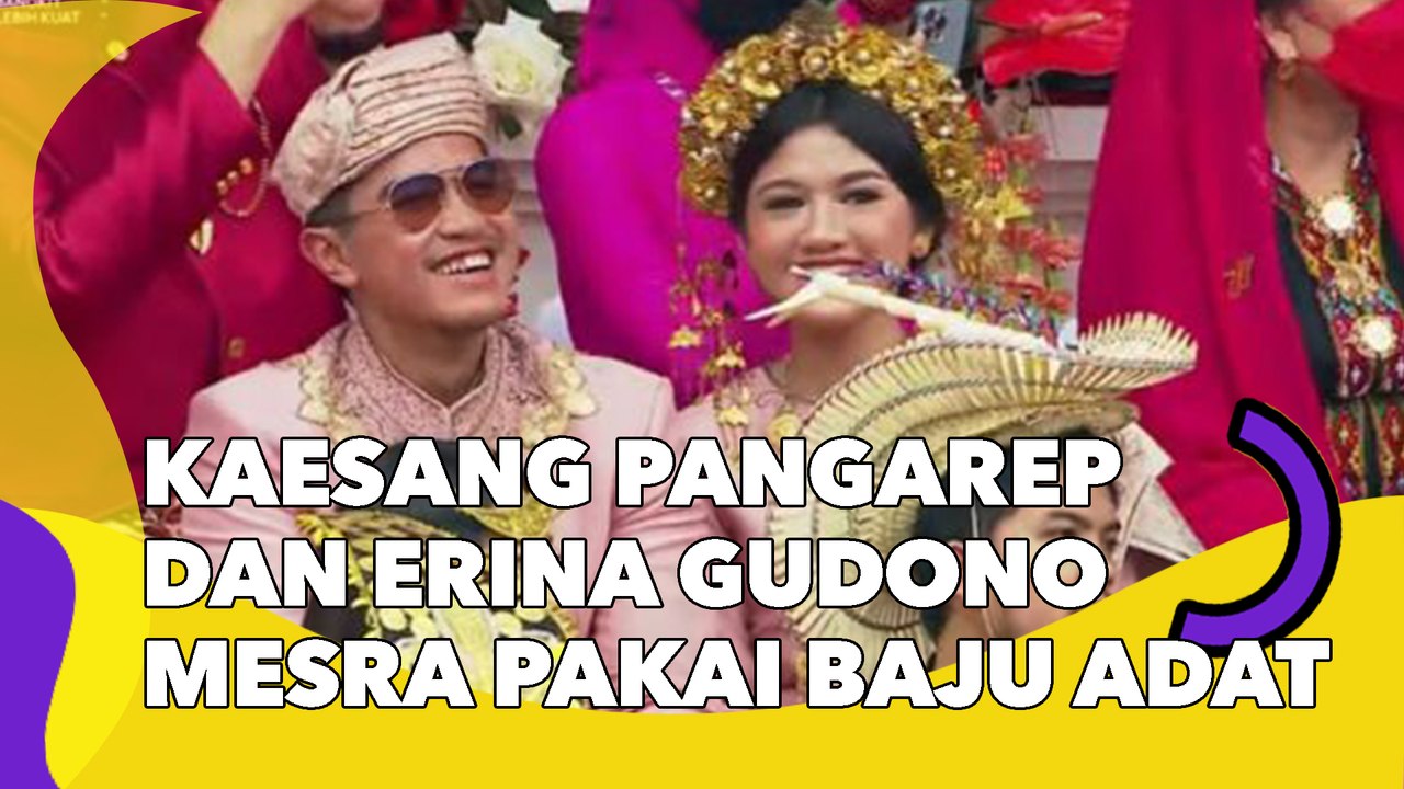 Kaesang Pangarep dan Erina Gudono Mesra Pakai Baju Adat di Upacara 17 Agustus