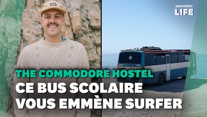 Il a transformé un ancien car scolaire en une auberge de surf itinérante unique en France