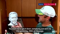 Packers QB Aaron Rodgers shows of 'Nicolas Cage' bust