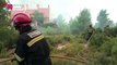 Spanish Firefighters Fight Wildfire Blaze That Leaves Two Injured