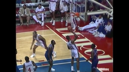 Isiah Thomas Bounced Alley Oop Pass vs CLE in 1993