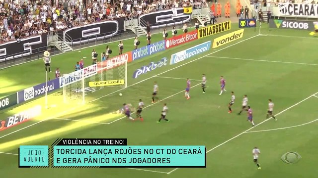 Torcedores lançam rojões no CT do Ceará e causam pânico entre os jogadores