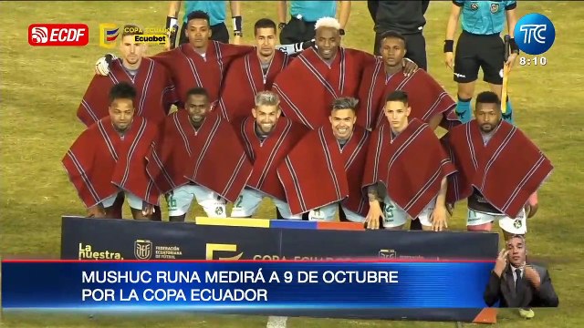 Mushuc Runa y 9 de Octubre se enfrentarán en la Copa Ecuador