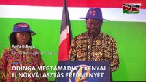 Jogi úton támadja meg az elnökválasztás elvesztését Odinga