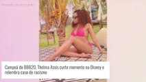 Ex-BBB Thelma Assis manda recado para guia famoso que fez comentário racista durante viagem à Disney