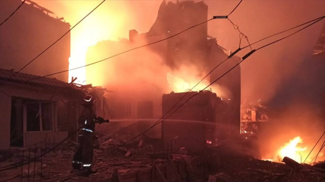 Odessa: schlimme zerstörung nach russischem raketenbeschuss