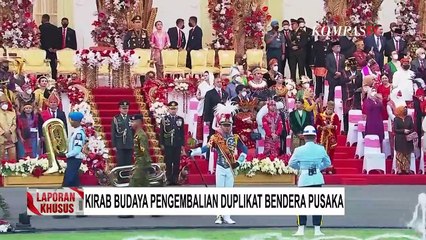 Iring-Iringan Kereta Kencana Hiasi Kirab Budaya Pengembalian Duplikat Bendera Pusaka