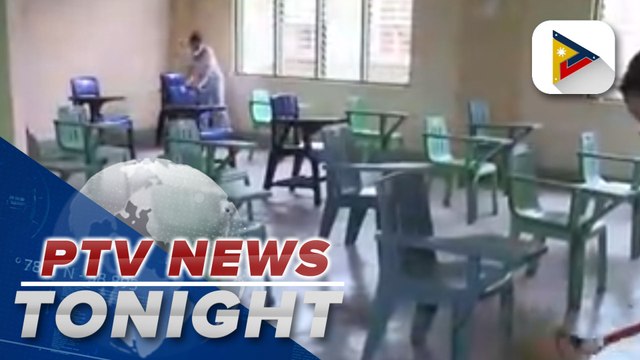 Some schools that once served as quarantine facilities undergo disinfection in preparation for the start of classes