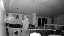 CCTV footage of burglars breaking into mobile home in Aldington