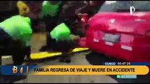 Cusco: Recién casados y su familia murieron en un aparatoso accidente en Canchis