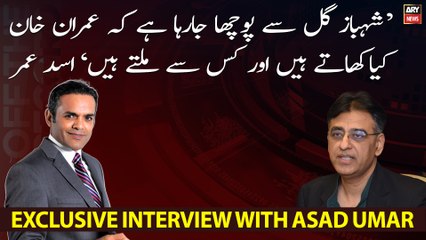 Imran Khan Kya Khatay Hen Aur Kis Say Miltay Hen Shahbaz Gill Say Yeh Sawal Horahy Hen, Asad Umar