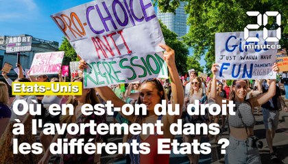 Скачать видео: Etats-Unis : Où en est-on du droit à l'avortement dans les différents Etats ?