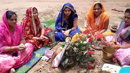 Women keep fast for the happiness and prosperity of children