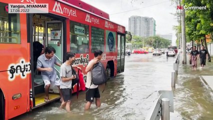 Сезон муссонов: наводнение в Мьянме