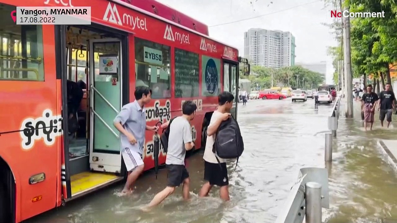 Überschwemmungen in Myanmar