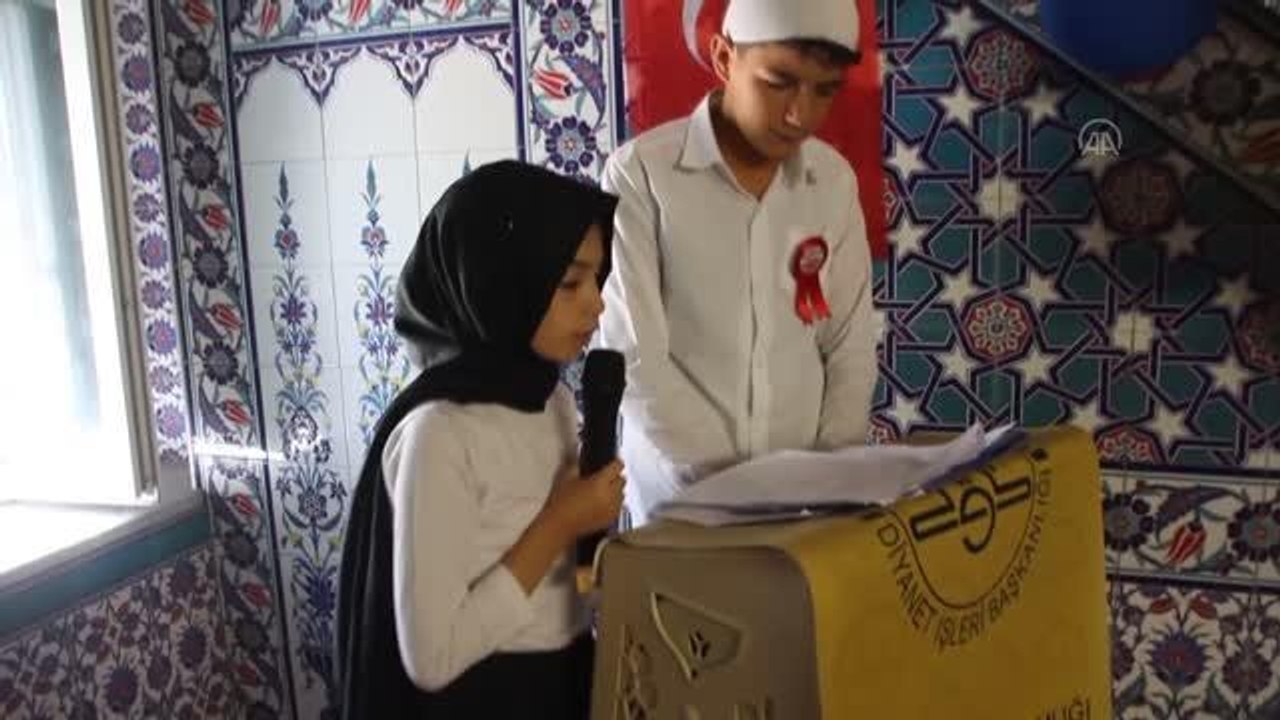 Muş gündem haberleri | Malazgirt'te Kur'an kursu öğrencileri için mezuniyet töreni düzenlendi