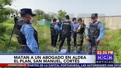 Asesinan a abogado en San Manuel, Cortés