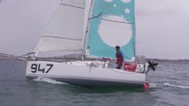 Les Sables Les Açores Les Sables 2022  : Arrivée de Damien Fleury, 1er Série de l'étape 2 / Les Sables d'Olonne Vendée Course au Large