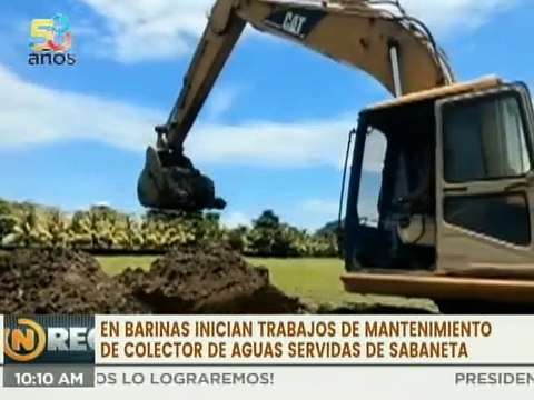 Barinas | Inician trabajos de rehabilitación de colector de aguas servidas de Sabaneta