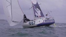 Les Sables Les Açores Les Sables 2022  : Arrivée de Léo Bothorel, 2ème Série de l'étape 2 et vainqueur au général / Les Sables d'Olonne Vendée Course au Large