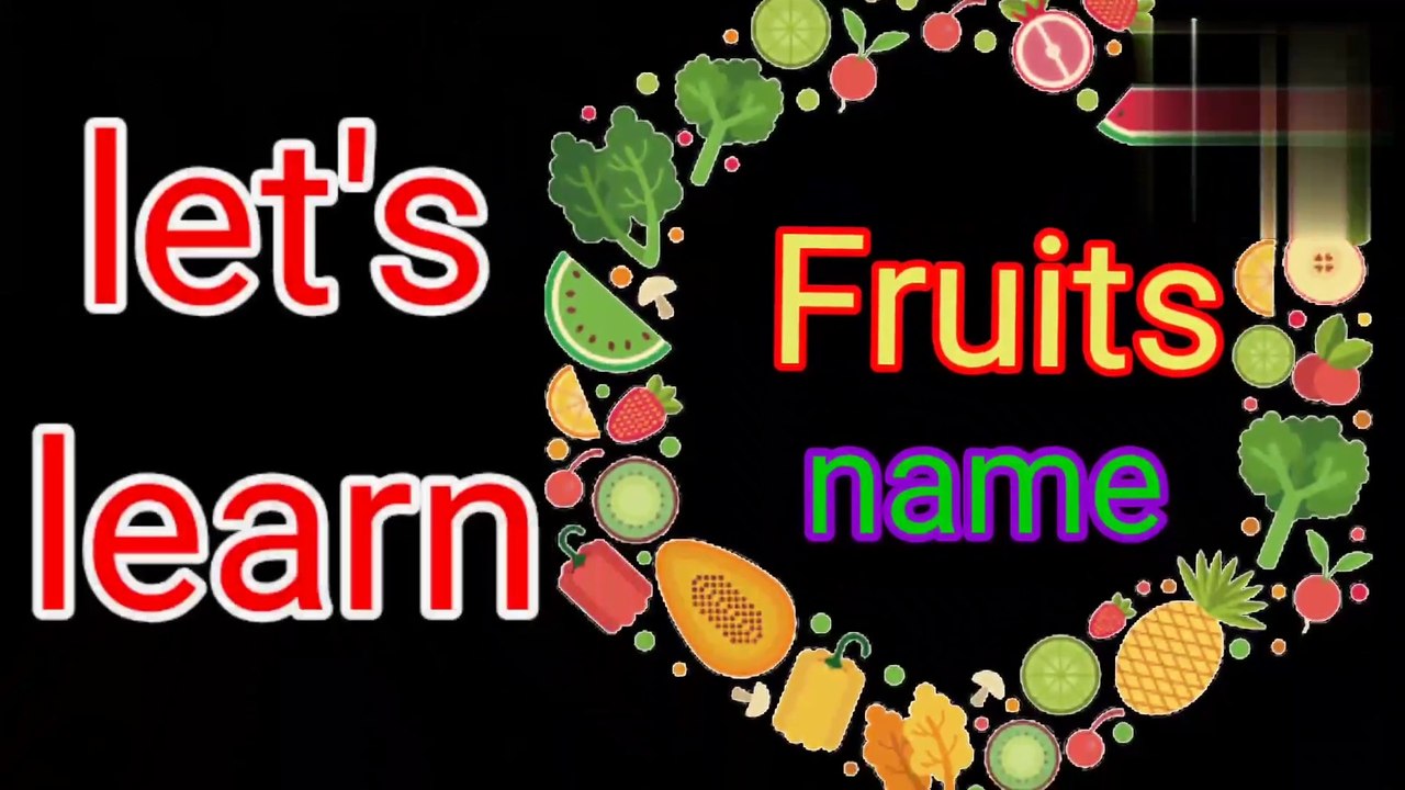 learn name of fruits // learning for kids