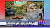 Desconocidos asesinan a una persona de varios impactos de bala en La Entrada, Copán