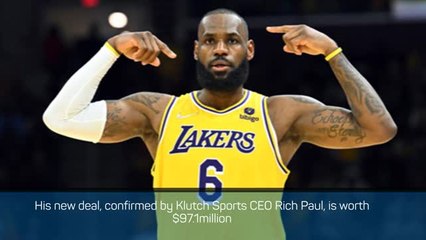 LeBron agrees Lakers contract extension