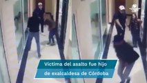 Cámara de seguridad graba asalto a pareja dentro de hotel en Puebla