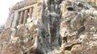 Giant statues at Angkor Thom Temple